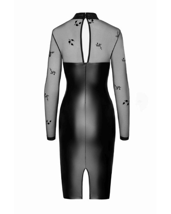 Сукня Noir Handmade F310 Sublime wetlook and flocked mesh midi dress - M Сукня Noir Handmade F310 Sublime wetlook and flocked mesh midi dress - M