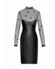 Сукня Noir Handmade F310 Sublime wetlook and flocked mesh midi dress - L Сукня Noir Handmade F310 Sublime wetlook and flocked mesh midi dress - L