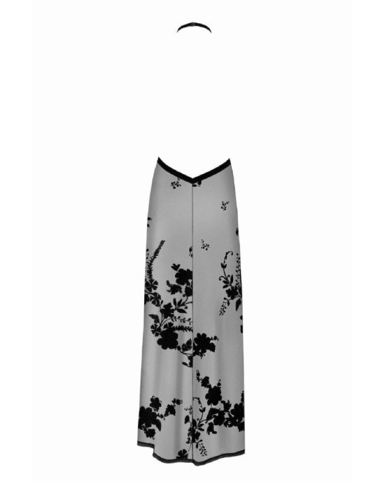 Сукня Noir Handmade F312 Divinity long flocked mesh dress with open back - XL