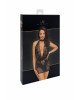Сукня Noir Handmade F313 Mythos mini flocked mesh dress with jewelry rhinestone chain - XXL Сукня Noir Handmade F313 Mythos mini flocked mesh dress with jewelry rhinestone chain - XXL