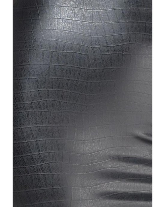 Трусики Noir Handmade P012 Wild crocodile wetlook thong with double opening - XL Трусики Noir Handmade P012 Wild crocodile wetlook thong with double opening - XL