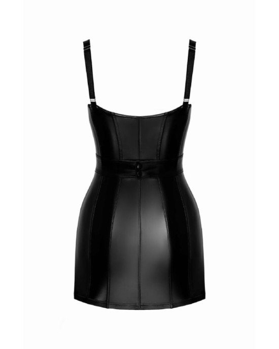 Сукня Noir Handmade F320 Starlet wetlook minidress with ring belt - S Сукня Noir Handmade F320 Starlet wetlook minidress with ring belt - S