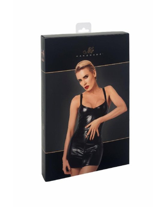Сукня Noir Handmade F320 Starlet wetlook minidress with ring belt - M Сукня Noir Handmade F320 Starlet wetlook minidress with ring belt - M
