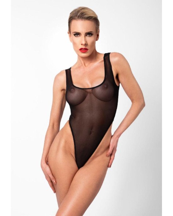 Боді Noir Handmade F322 Paparazzi elastic mesh body - M Боді Noir Handmade F322 Paparazzi elastic mesh body - M