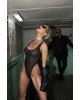 Боді Noir Handmade F322 Paparazzi elastic mesh body - L