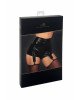 Шортики Noir Handmade F325 Glam suspender wetlook and vinyl shorts - M