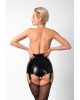 Шортики Noir Handmade F325 Glam suspender wetlook and vinyl shorts - L