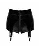 Шортики Noir Handmade F325 Glam suspender wetlook and vinyl shorts - XL Шортики Noir Handmade F325 Glam suspender wetlook and vinyl shorts - XL