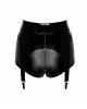 Шортики Noir Handmade F325 Glam suspender wetlook and vinyl shorts - 3XL Шортики Noir Handmade F325 Glam suspender wetlook and vinyl shorts - 3XL