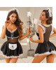 Еротичний костюм покоївки JSY 8308 One Size Еротичний костюм покоївки JSY 8308 One Size