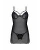 Пеньюар Passion DROSERA BODY black L/XL - ECO Passion Пеньюар Passion DROSERA BODY black L/XL - ECO Passion