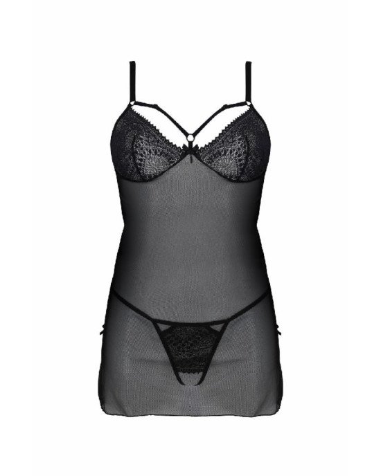 Пеньюар Passion DROSERA BODY black S/M - ECO Passion Пеньюар Passion DROSERA BODY black S/M - ECO Passion