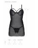 Пеньюар Passion DROSERA BODY black XXL/XXXL - ECO Passion