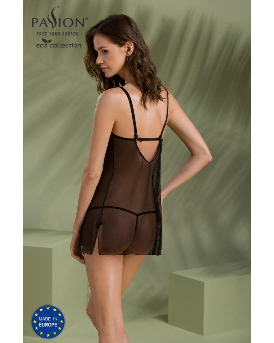 Пеньюар Passion DROSERA BODY black XXL/XXXL - ECO Passion