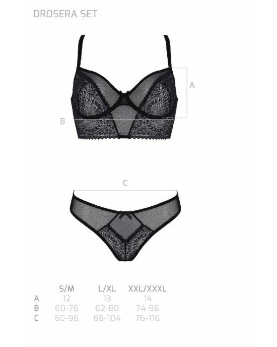 Комплект Passion DROSERA SET black S/M - ECO Passion