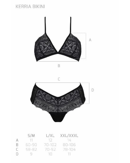 Комплект Passion KERRIA BIKINI black L/XL - ECO Passion Комплект Passion KERRIA BIKINI black L/XL - ECO Passion