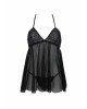 Пеньюар Passion KERRIA CHEMISE black XXL/XXXL - ECO Passion Пеньюар Passion KERRIA CHEMISE black XXL/XXXL - ECO Passion