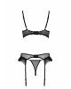 Комплект Passion KERRIA SET WITH OPEN BRA black S/M - ECO Passion Комплект Passion KERRIA SET WITH OPEN BRA black S/M - ECO Passion