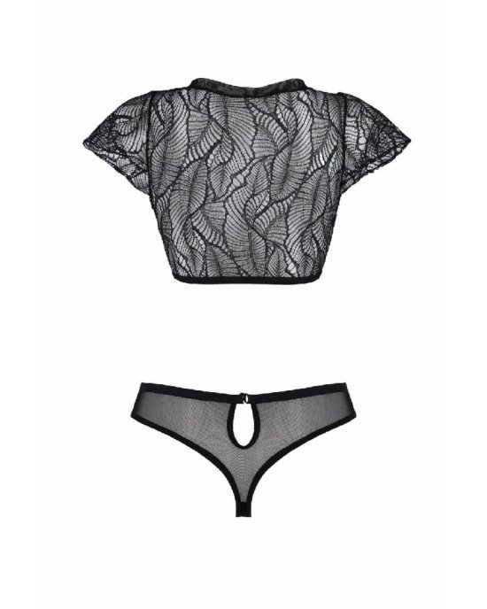 Комплект Passion LEAFA BIKINI black S/M - ECO Passion