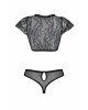 Комплект Passion LEAFA BIKINI black S/M - ECO Passion