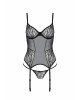 Корсет Passion LEAFA CORSET black L/XL - ECO Passion Корсет Passion LEAFA CORSET black L/XL - ECO Passion