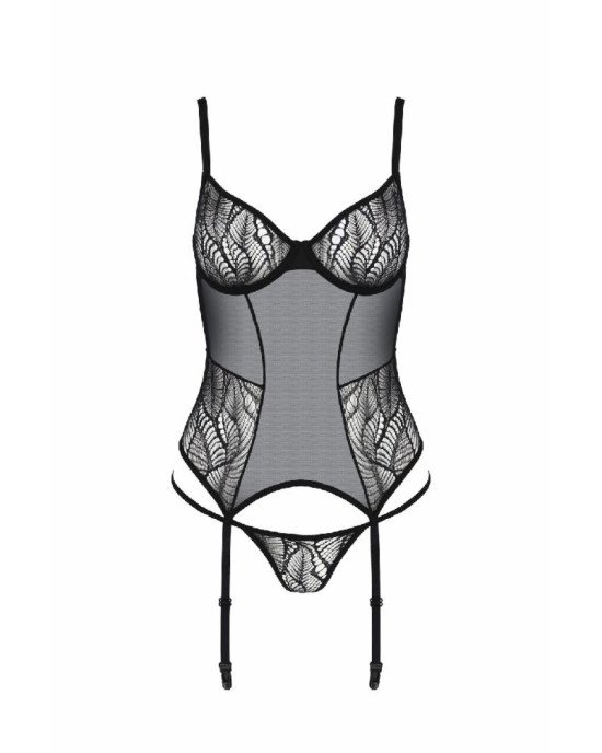 Корсет Passion LEAFA CORSET black S/M - ECO Passion Корсет Passion LEAFA CORSET black S/M - ECO Passion