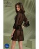 Пеньюар Passion LEAFA PEIGNOIR black L/XL - ECO Passion Пеньюар Passion LEAFA PEIGNOIR black L/XL - ECO Passion