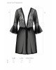Пеньюар Passion LEAFA PEIGNOIR black L/XL - ECO Passion Пеньюар Passion LEAFA PEIGNOIR black L/XL - ECO Passion