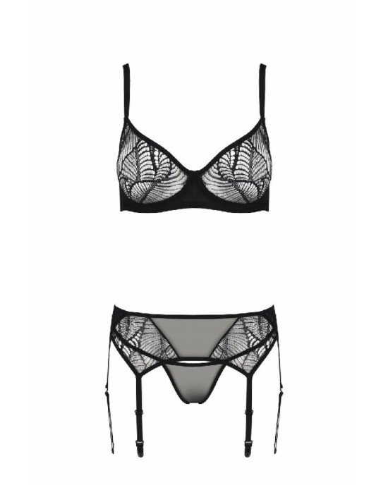 Комплект Passion LEAFA SET black S/M - ECO Passion