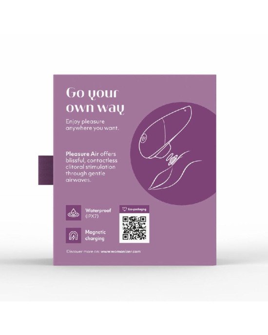 Вакуумний кліторальний стимулятор Womanizer Liberty 2 Purple Вакуумний кліторальний стимулятор Womanizer Liberty 2 Purple