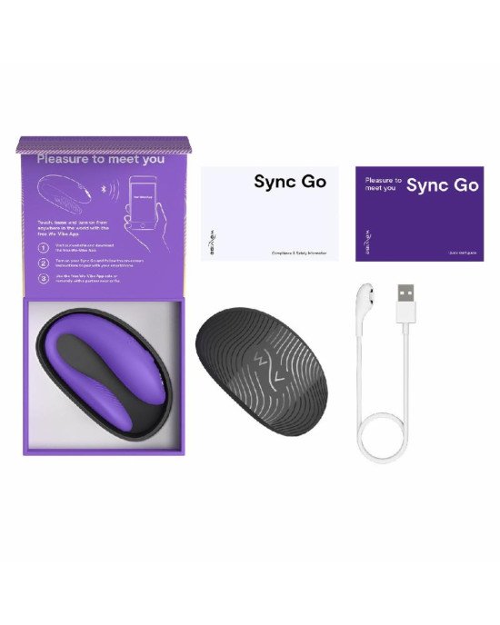 Смарт-вібратор для пар We-Vibe Sync GO Light Purple Смарт-вібратор для пар We-Vibe Sync GO Light Purple