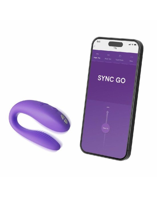 Смарт-вібратор для пар We-Vibe Sync GO Light Purple Смарт-вібратор для пар We-Vibe Sync GO Light Purple