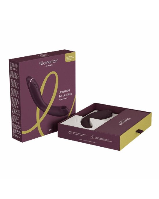 Вібратор для точки G з вакуумною стимуляцією Womanizer OG Aubergine Вібратор для точки G з вакуумною стимуляцією Womanizer OG Aubergine