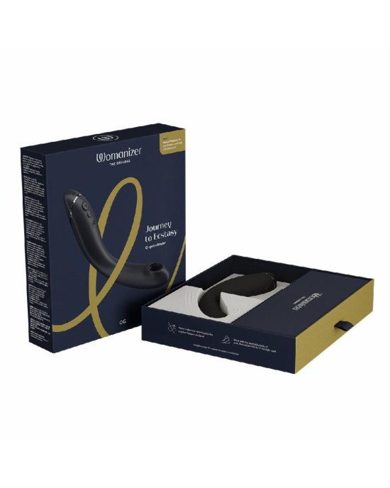 Вібратор для точки G з вакуумною стимуляцією Womanizer OG Dark Grey Вібратор для точки G з вакуумною стимуляцією Womanizer OG Dark Grey