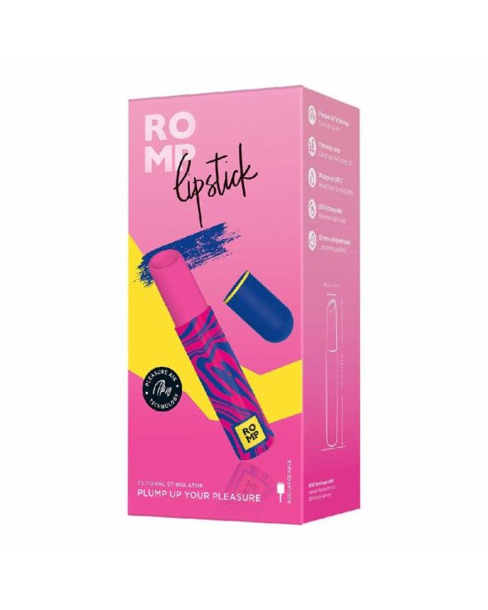 Вакуумний кліторальний стимулятор Romp Lipstick Вакуумний кліторальний стимулятор Romp Lipstick