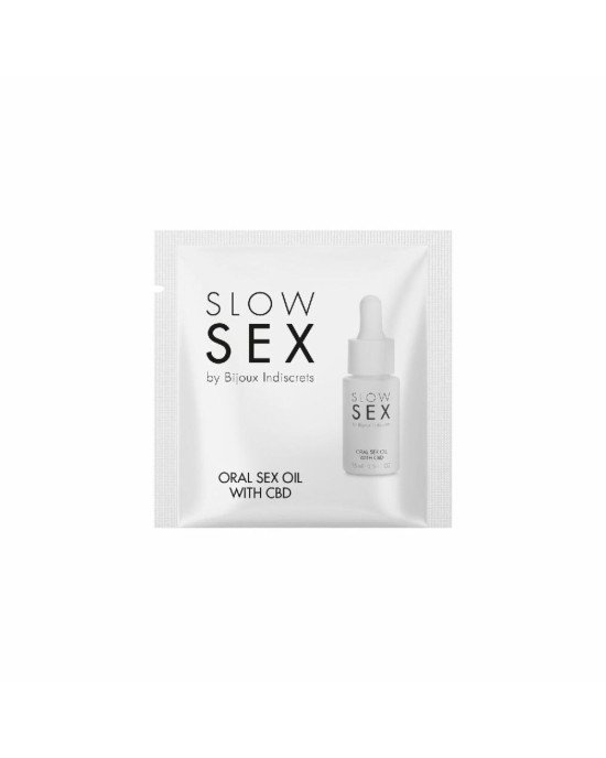 Пробник Bijoux Indiscrets Sachette Oral CBD - SLOW SEX Пробник Bijoux Indiscrets Sachette Oral CBD - SLOW SEX