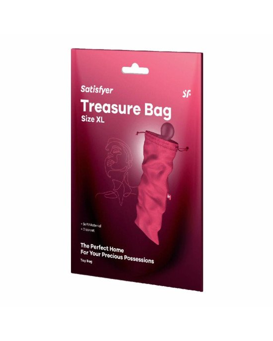Мішечок для зберігання іграшок Satisfyer Treasure Bag XL Pink Мішечок для зберігання іграшок Satisfyer Treasure Bag XL Pink