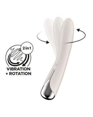 Вібратор Satisfyer Spinning Vibe 1 Beige