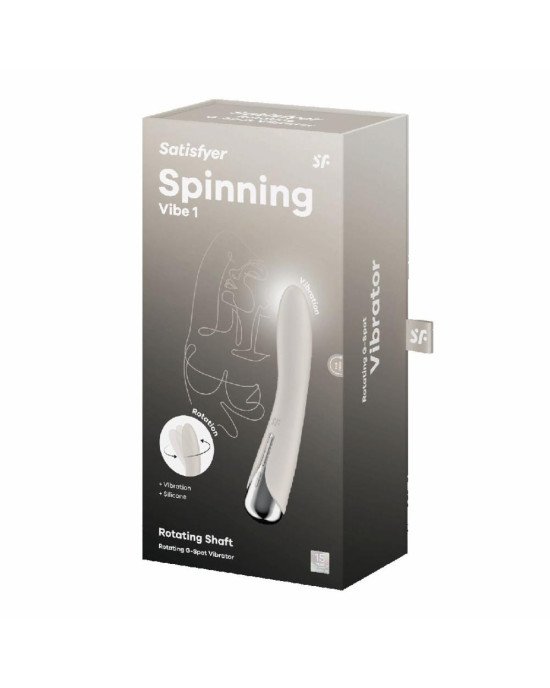Вібратор Satisfyer Spinning Vibe 1 Beige Вібратор Satisfyer Spinning Vibe 1 Beige