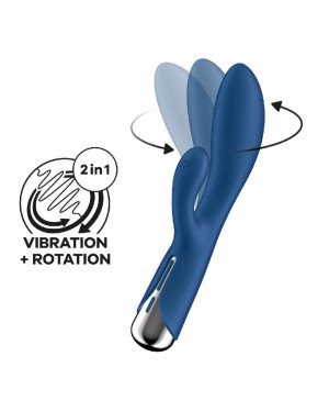 Вібратор-кролик Satisfyer Spinning Rabbit 1 Blue