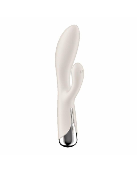 Вібратор-кролик Satisfyer Spinning Rabbit 1 Beige Вібратор-кролик Satisfyer Spinning Rabbit 1 Beige