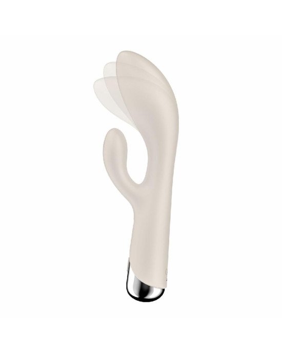 Вібратор-кролик Satisfyer Spinning Rabbit 1 Beige Вібратор-кролик Satisfyer Spinning Rabbit 1 Beige