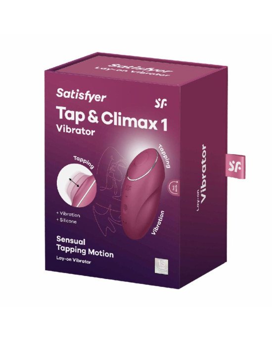 Вібратор Satisfyer Tap & Climax 1 Red Вібратор Satisfyer Tap & Climax 1 Red