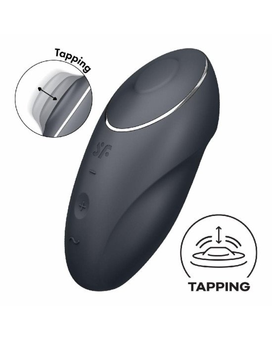 Вібратор Satisfyer Tap & Climax 1 Grey Вібратор Satisfyer Tap & Climax 1 Grey