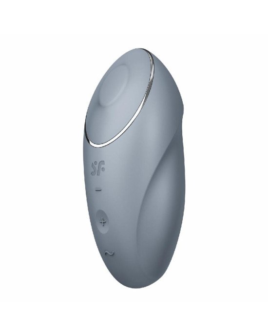 Вібратор Satisfyer Tap & Climax 1 Bluegrey Вібратор Satisfyer Tap & Climax 1 Bluegrey