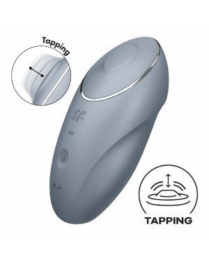 Вібратор Satisfyer Tap & Climax 1 Bluegrey