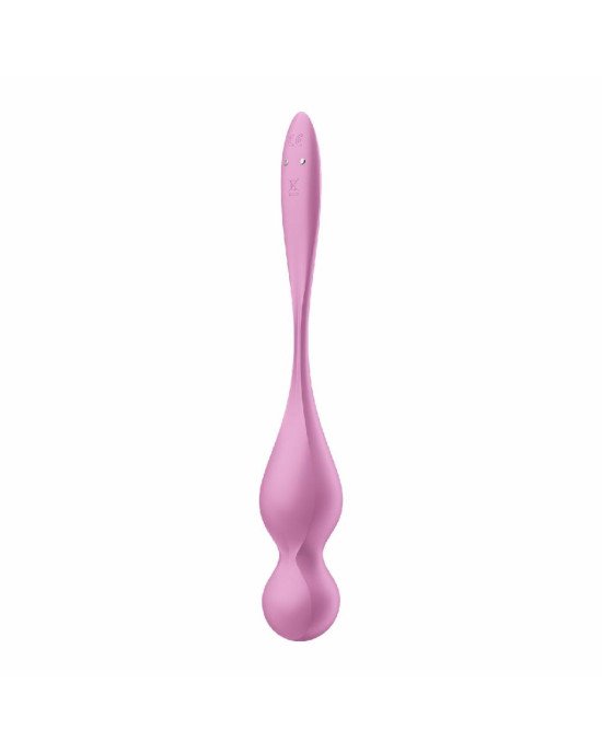 Вагінальні кульки з вібрацією Satisfyer Love Birds 1 Connect App Pink