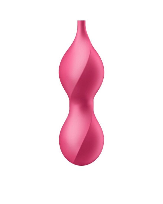Вагінальні кульки з вібрацією Satisfyer Love Birds 2 Connect App Red