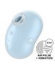 Вакуумний кліторальний стимулятор із вібрацією Satisfyer Cutie Ghost Blue Вакуумний кліторальний стимулятор із вібрацією Satisfyer Cutie Ghost Blue