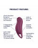 Вакуумний кліторальний стимулятор із вібрацією Satisfyer Pocket Pro 1 Purple Вакуумний кліторальний стимулятор із вібрацією Satisfyer Pocket Pro 1 Purple
